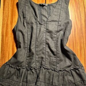 Elegant Black Sleeveless Top